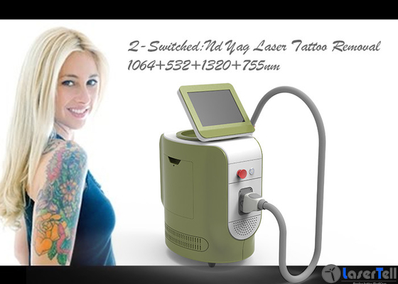 Szybka maszyna do usuwania tatuażu laserowego ND Yag Maszyna do usuwania tatuaży Częstotliwość 1 - 10 Hz